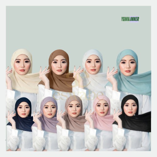 eswabe Pashmina Inner - Cream - Image 2