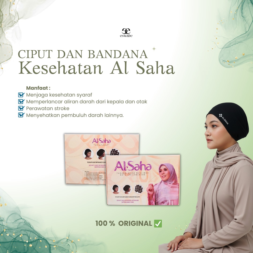 Al-Saha tudung/ciput kesehatan