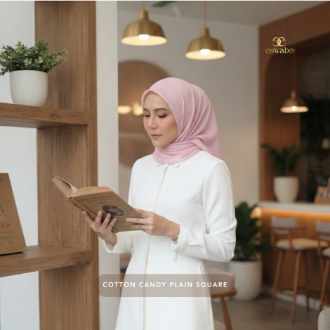 eswabe Plain Square - Cotton Candy