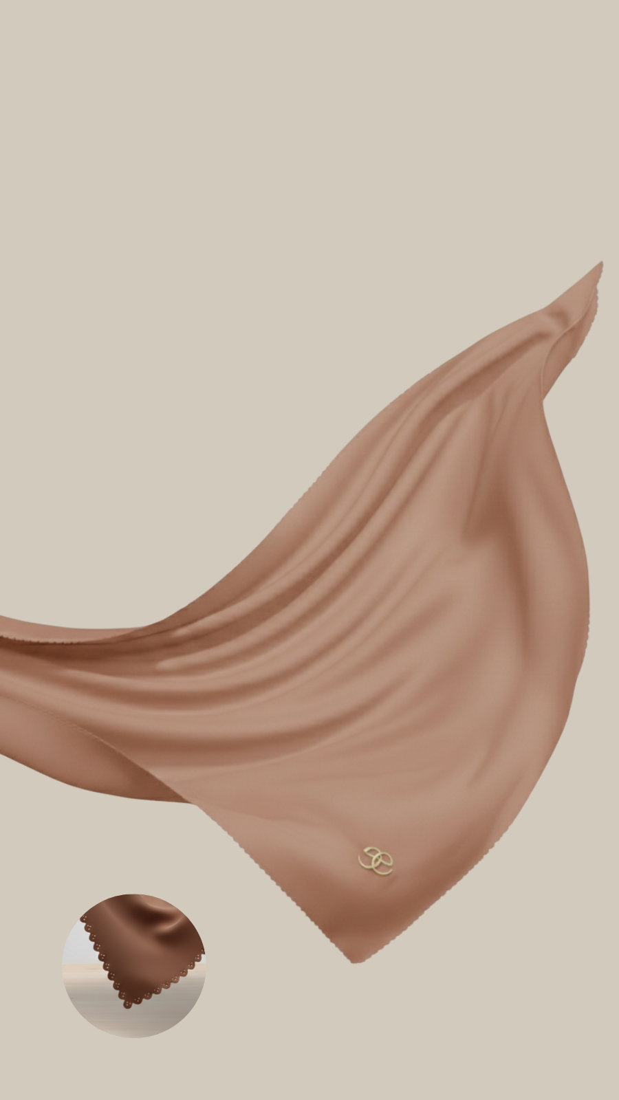 Voal Basic Square - Beige - Image 4