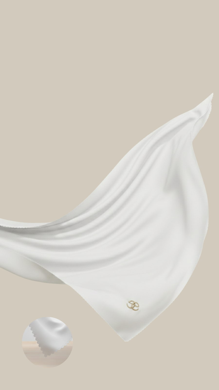 Voal Basic Square - White - Image 4