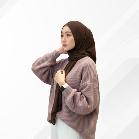 Viscose Pashmina - Dark Brown